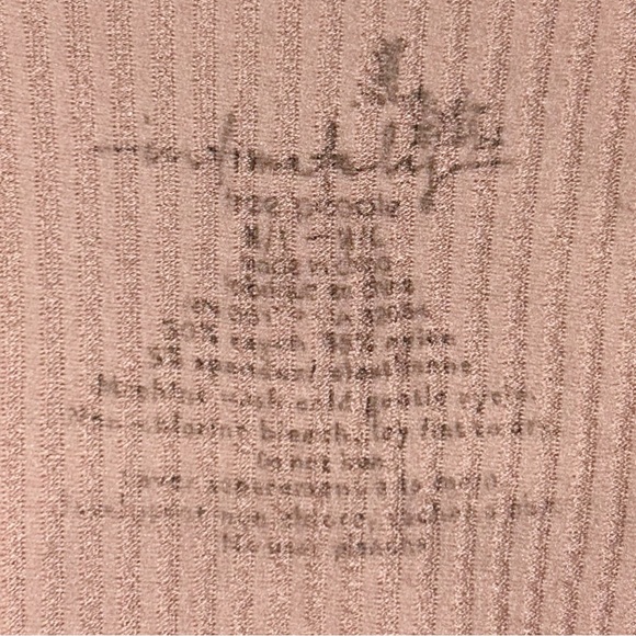 FREE PEOPLE INTIMATELY Blush Pink Ribbed Tank Top - Picture 3 of 5